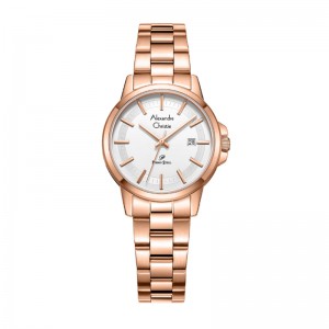 Alexandre Christie AC 1034 Rosegold White Lady LDBRGSL
